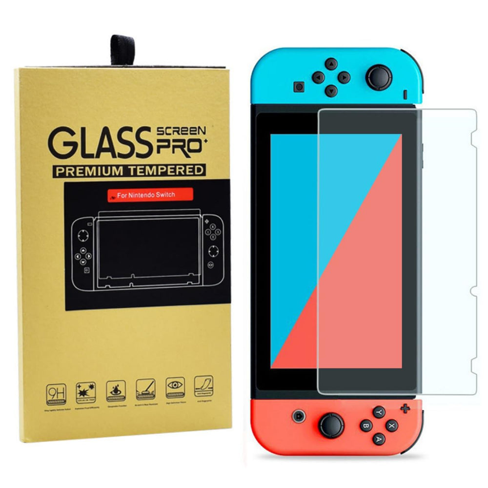 Película de Vidro Temperado 9H para Nintendo Switch Padrão V1 e V2